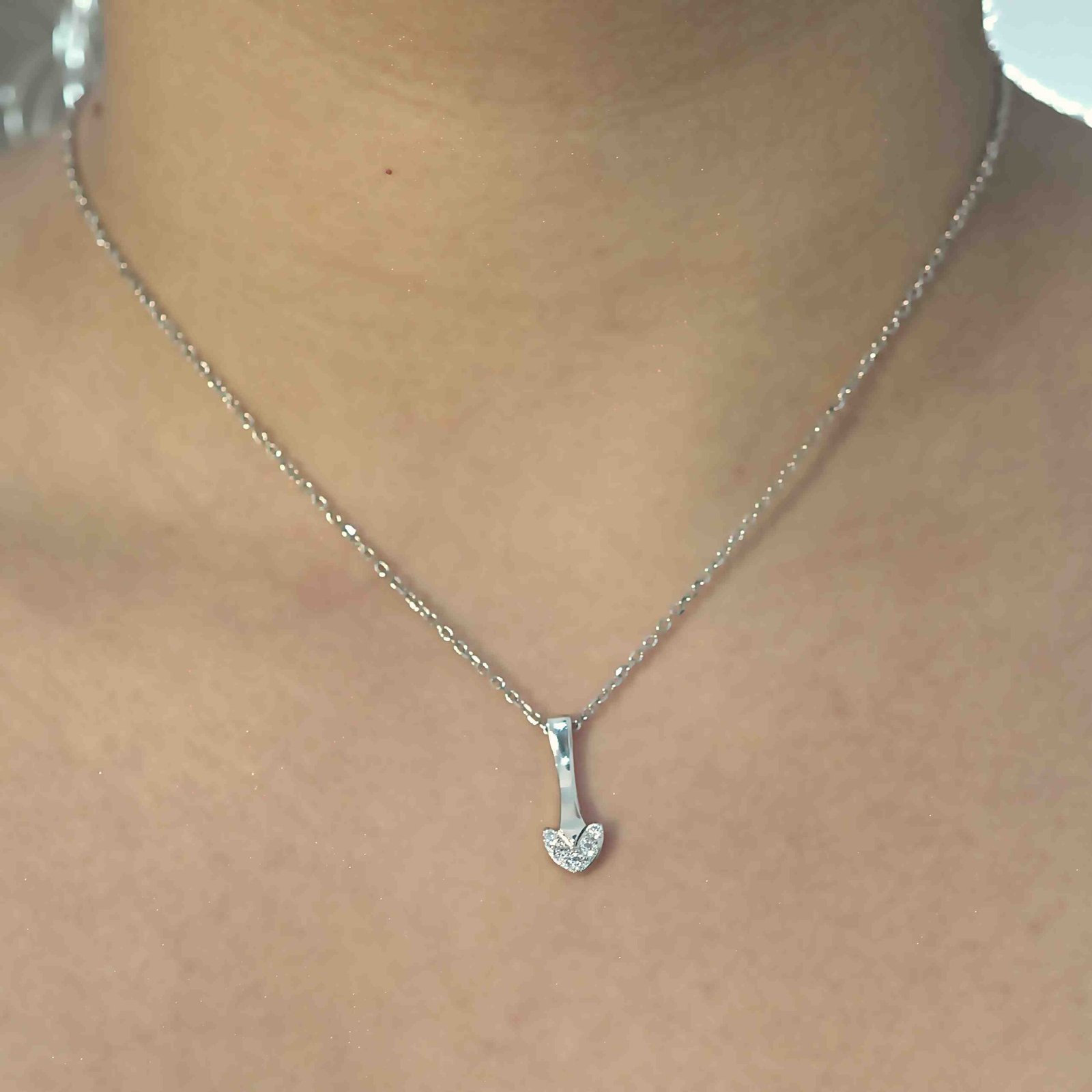 Silver Modern Ancor shape Chain for women