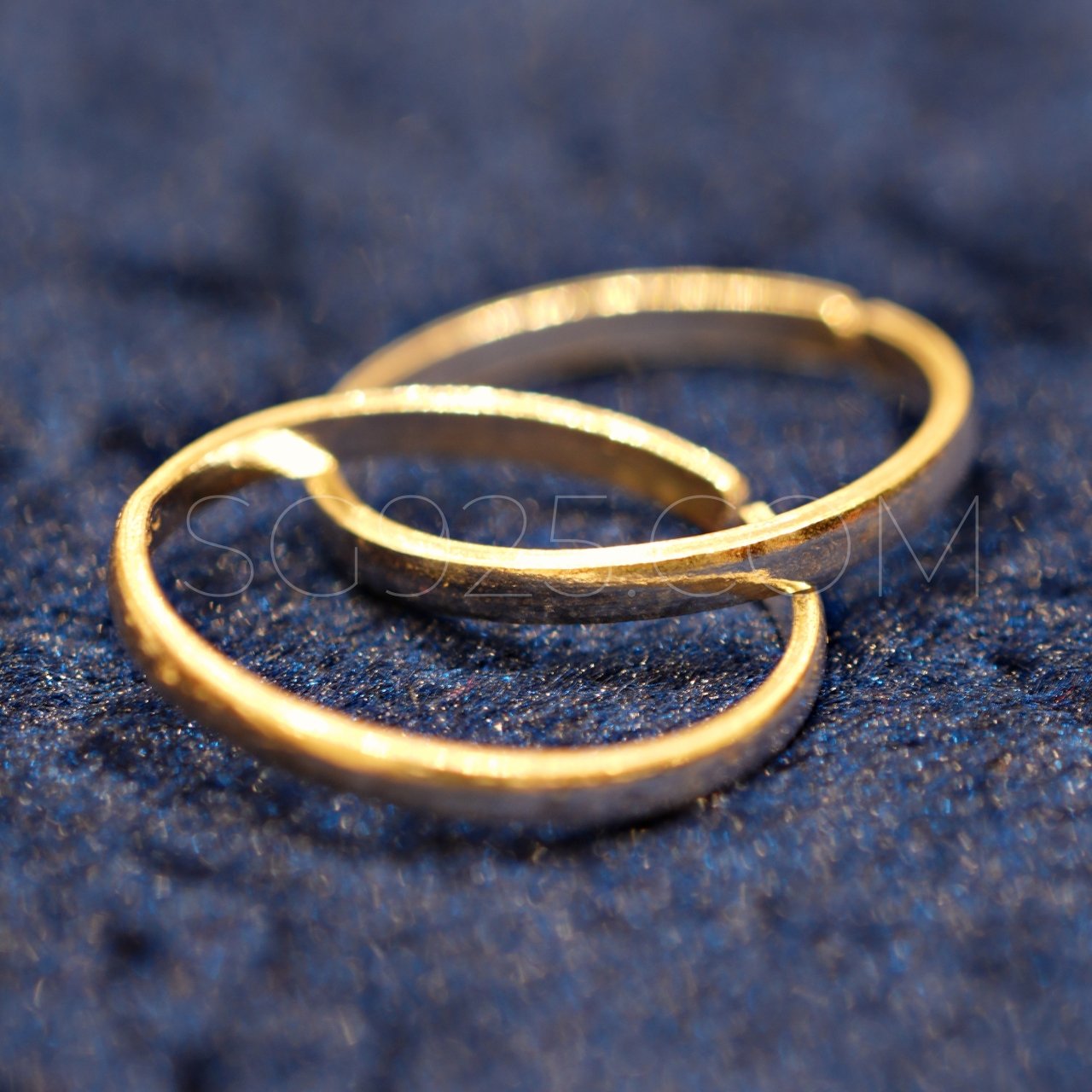 Silver Modern AD Toe Ring - Image 2