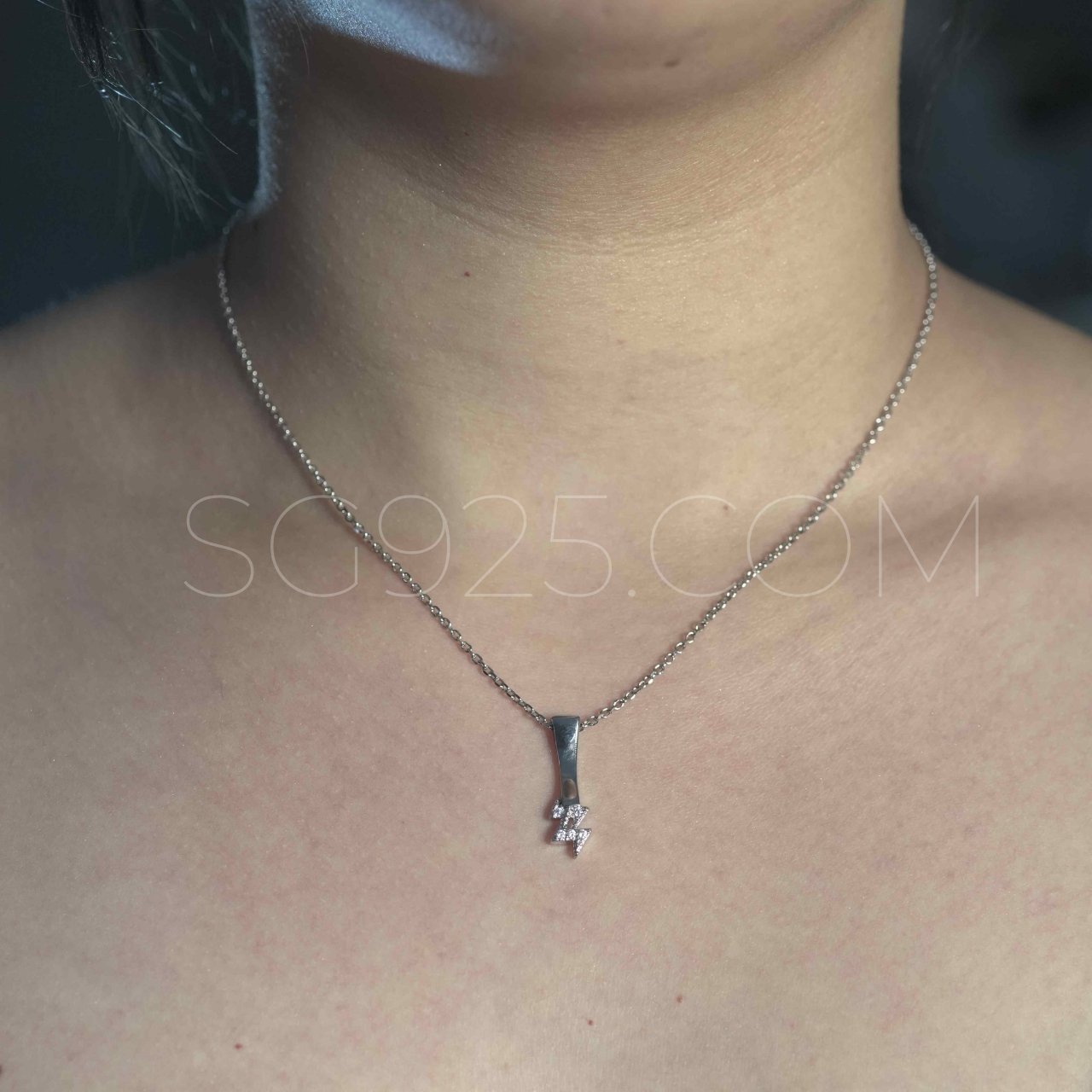 Silver Oxidised Chain