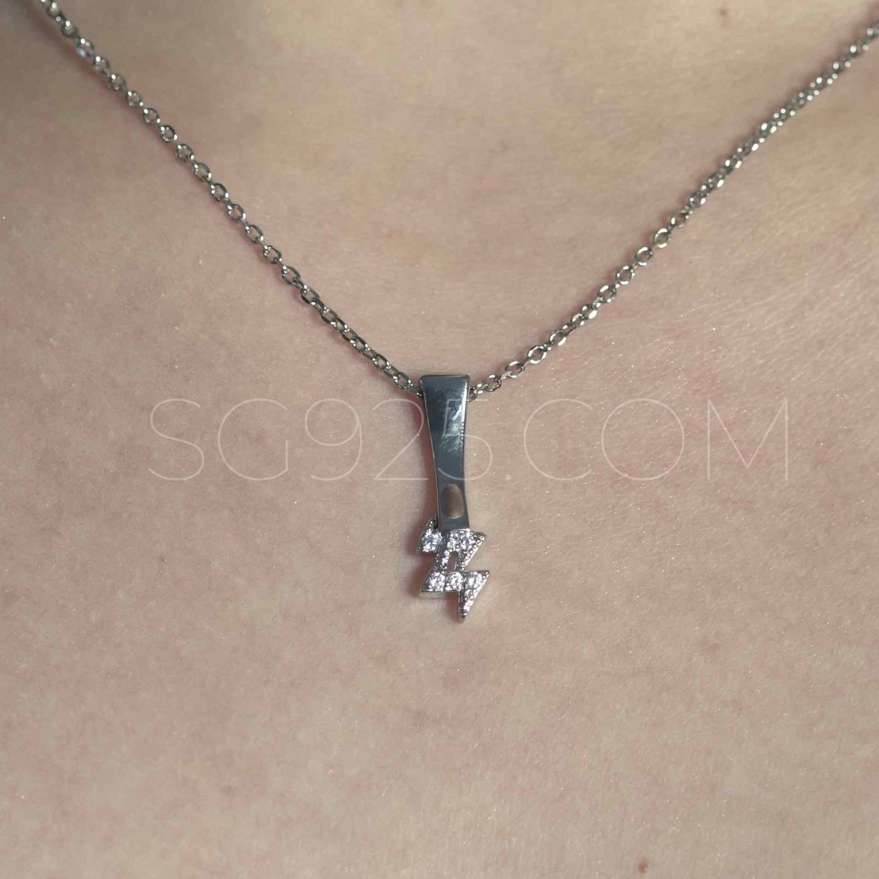 Silver Oxidised Chain - Image 2